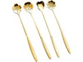 hasthip-8-pieces-flower-spoon-coffee-teaspoon-set-410-stainless-steel-tableware-small-0