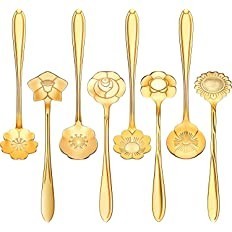 hasthip-8-pieces-flower-spoon-coffee-teaspoon-set-410-stainless-steel-tableware-big-1