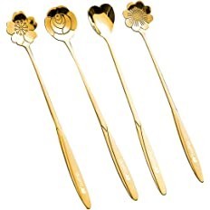 hasthip-8-pieces-flower-spoon-coffee-teaspoon-set-410-stainless-steel-tableware-big-0