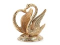 kridaykraft-oxidize-metal-handicrafts-decorative-golden-swan-duck-shape-napkin-holder-small-0