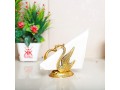 kridaykraft-oxidize-metal-handicrafts-decorative-golden-swan-duck-shape-napkin-holder-small-2