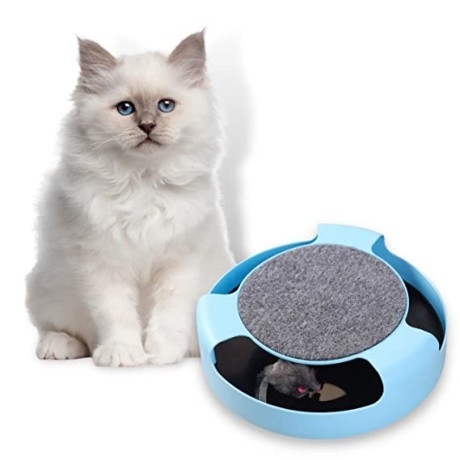 foodie-puppies-interactive-catch-the-mouse-cat-scratcher-toy-with-a-running-mice-and-a-scratching-pad-for-cats-kittens-sky-blue-big-0
