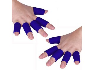 JoyFit Finger Support - Adjustable Pain Relief & Sleeve Protector with Comfortable Cushion Pressure for Cricket