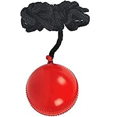 fitcozi-cricket-practice-pvcrubber-hanging-ball-forkids-black-big-0
