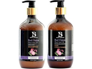 Onion Hair Care Set - Hair Shampoo, Hair Conditioner for Anti-Breakage and Strengthen Hair - Pack of 2