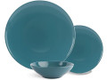 amazon-basics-18-piece-stoneware-dinnerware-set-dark-teal-serves-6-small-0