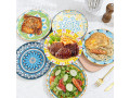 service-dishes-for-6-people-colored-porcelain-dishes-set-dessert-plates-fruit-salad-bread-203cm-small-2