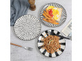 nero-plates-service-for-6-people-porcelain-flat-plates-set-dessert-plates-fruit-salad-bread-20cm-small-2