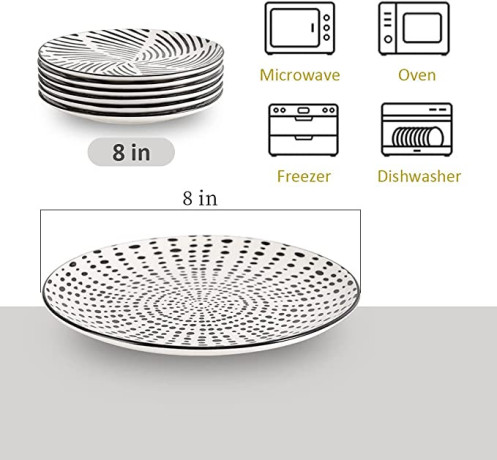 nero-plates-service-for-6-people-porcelain-flat-plates-set-dessert-plates-fruit-salad-bread-20cm-big-4