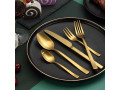 gold-flatware-set-with-knives-forks-and-spoons-mirror-polished-and-dishwasher-safe-small-1
