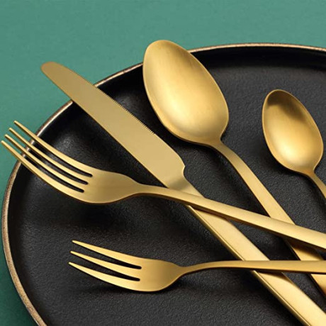 gold-flatware-set-with-knives-forks-and-spoons-mirror-polished-and-dishwasher-safe-big-0