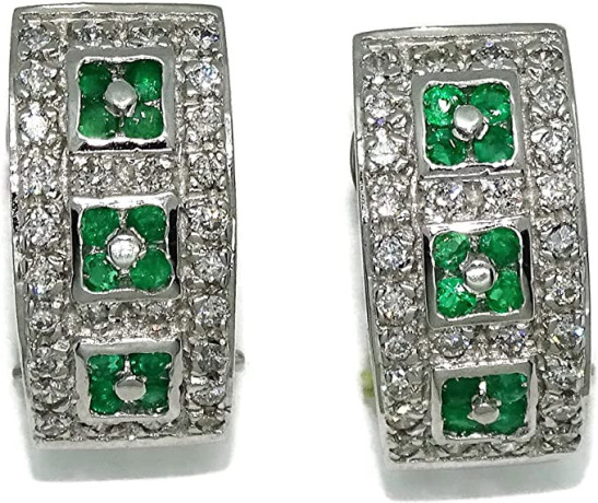 impressive-ladies-earrings-with-genuine-diamonds-and-emeralds-set-in-18k-big-1