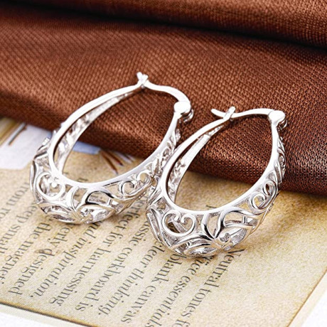 krfy-925-silver-hoop-earrings-round-textured-filigree-dangle-hoop-earrings-for-women-big-4