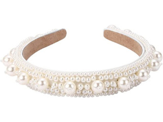 Handmade Queen Pearl Hair Band Headband Hair Accessories for Women and Girls