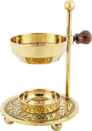 nklaus-incense-burner-brass-gold-with-sieve-and-wooden-handle-incense-burner-big-0