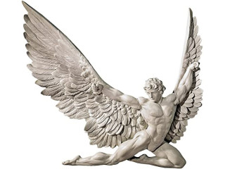 Design Toscano NG33636 Icarus Wall Sculpture, Ivory,