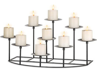 Sziqiqi Pillar Candle Holder Fireplace Candlestick