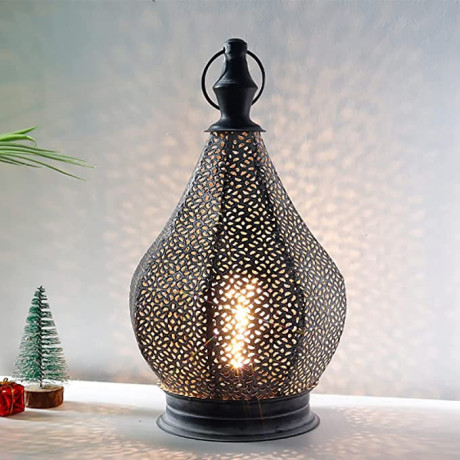 trirocks-moroccan-style-metal-table-lamp-31cm-tall-battery-powered-led-big-0