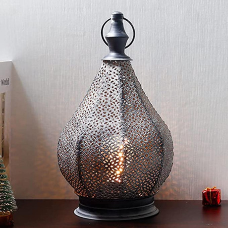 trirocks-moroccan-style-metal-table-lamp-31cm-tall-battery-powered-led-big-2