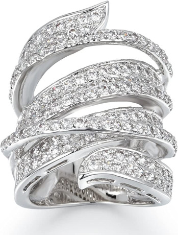 delicin-jewelry-rhodium-plated-cubic-zirconia-cocktail-ring-big-0