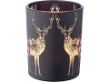 edzard-tealight-holder-deer-black-glass-height-small-0