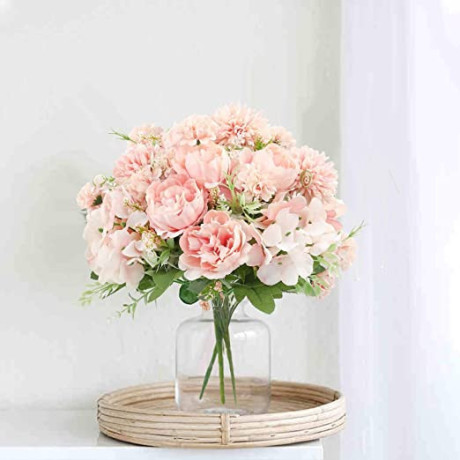 2-pieces-artificial-peony-silk-hydrangea-chrysanthemum-carnations-big-2