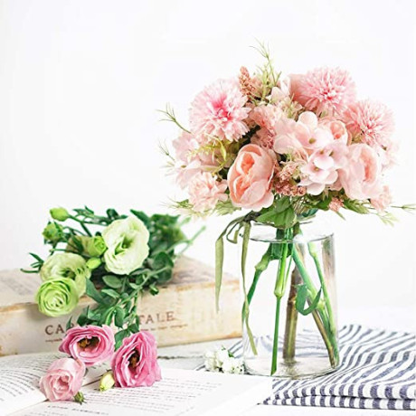 2-pieces-artificial-peony-silk-hydrangea-chrysanthemum-carnations-big-3