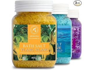 Bath Salts Set with 3x400g of Lavender