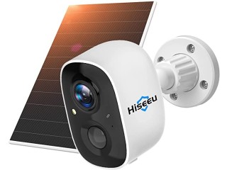 Hiseeu 2K Wireless Battery Powered Outdoor WiFi Camera