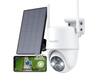 2K Wireless Outdoor Wi-Fi Camera with Solar Panel