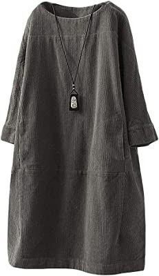 ftcayanz-womens-long-sleeve-oversized-corduroy-dress-elegant-midi-dresses-big-3