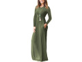 estink-womens-casual-long-sleeve-round-neck-long-dress-with-side-pockets-small-3