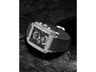 LIGE Men's Watch,Multi-Dial Quartz Men's Watch with Analogue Wrist Date,Waterproof Sports Chronograph for Men