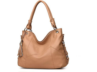 Tisdaini Women Fashion Handbags PU Soft Large Capacity Shoulder Bags Crossbody Bags Tote Bags