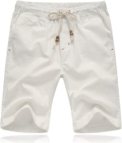 tansozer-mens-summer-linen-cotton-casual-shorts-with-pockets-big-0