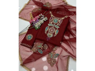 New Collection | Ladies Organza 2pcs dress