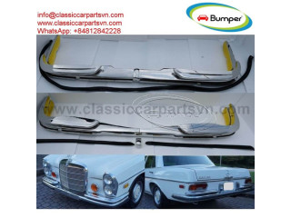 Mercedes W108 W109 EU Style Bumpers With Rubber