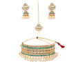 zaveri-pearls-choker-jewellery-set-for-women-golden-zpfk9578-small-0