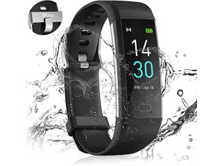 24HOCL Smart Watch Fitness Tracker with Temperature Measurement Heart Rate Sleep Monitor, Waterproof Sports