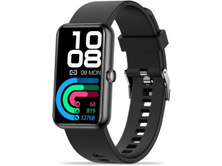 AccLoo Smart Watch, 1.47" Fitness Tracker with Heart Rate/Blood Oxygen/Sleep Monitor/Custom Dials, Waterproof Activity