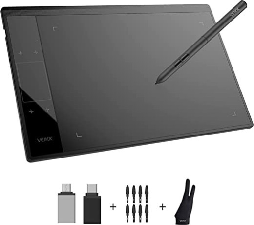 veikk-a30-v2-drawing-tablet-10x6-inch-graphics-tablet-with-battery-free-pen-and-8192-professional-levels-pressure-big-0