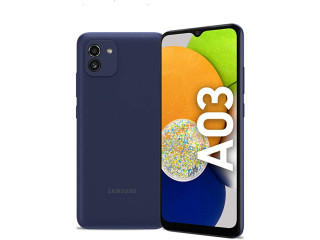 Samsung Galaxy A03 Lte Android Smartphone, 32Gb, 3Gb Ram, Dual Sim Mobile Phone, Blue (Ksa Version)