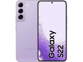 SAMSUNG Galaxy S22 5G Android Smartphone, 256GB, 8GB RAM, Dual Sim Mobile Phone, Bora Purple (KSA Version)