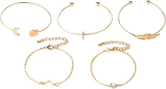 gold-chain-bracelet-sets-for-women-girls-set-of-5-adjustable-fashion-chunky-flat-cable-chain-punk-bracelets-jewelry-big-1