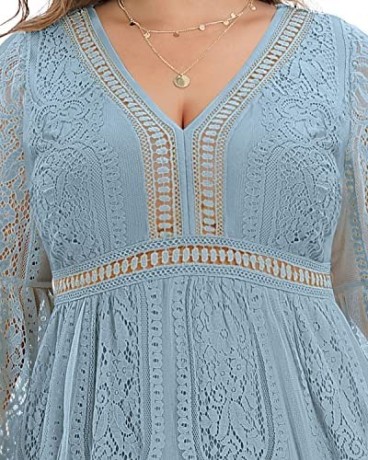 womens-plus-size-boho-maxi-floral-lace-bohemian-wedding-dress-v-neck-flowy-long-party-dresses-big-0