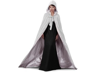 Fenghuavip Stylish Floor Length Winter Bridal Wedding Cloak White Cape