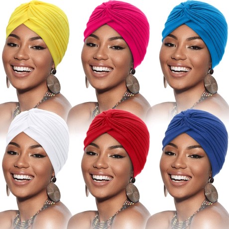 6-pieces-turbans-for-women-soft-turban-head-wrap-pleated-beanie-cap-big-2