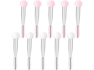 10 Pack Double Head Sponge Brush for Eyebrow Makeup