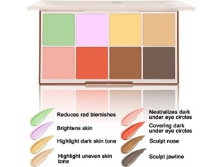 UCANBE Face Concealer Contour Cream Makeup Palette