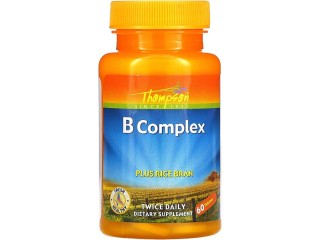 Thompson B-Complex Plus Rice Bran 60 Tablets